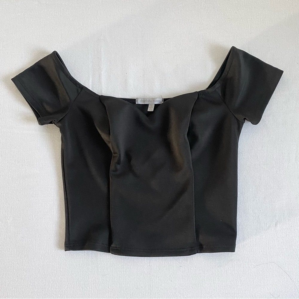 Black Off the Shoulder Top